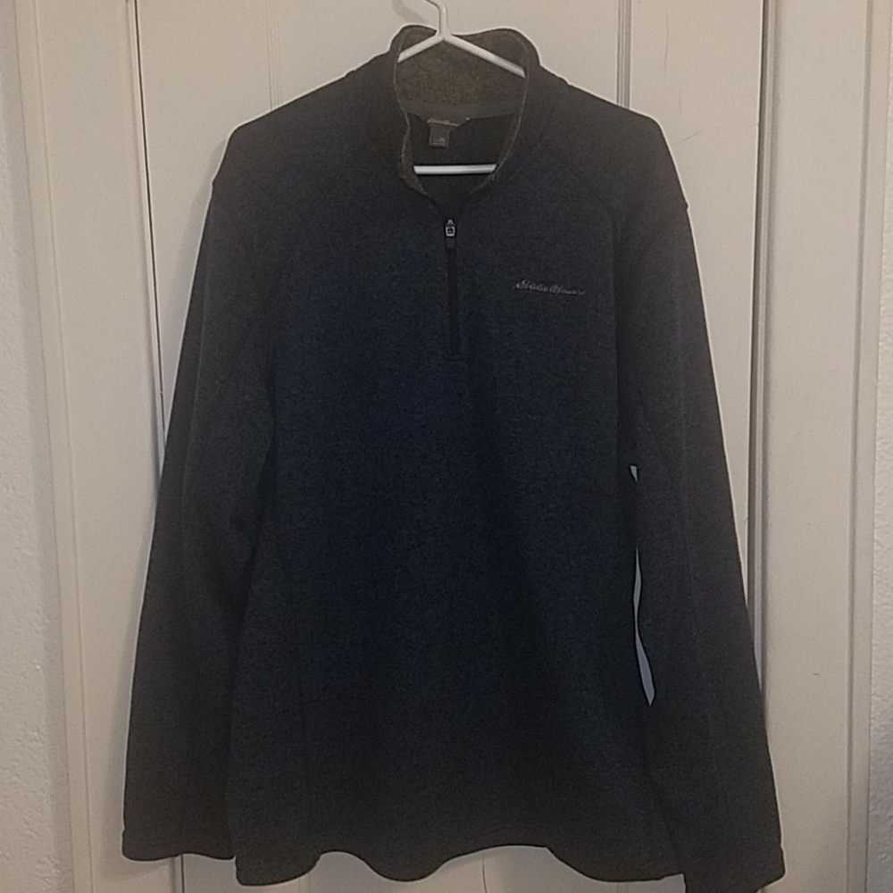 Eddie Bauer Mens 2XL 1/2 Zip Pullover in Navy